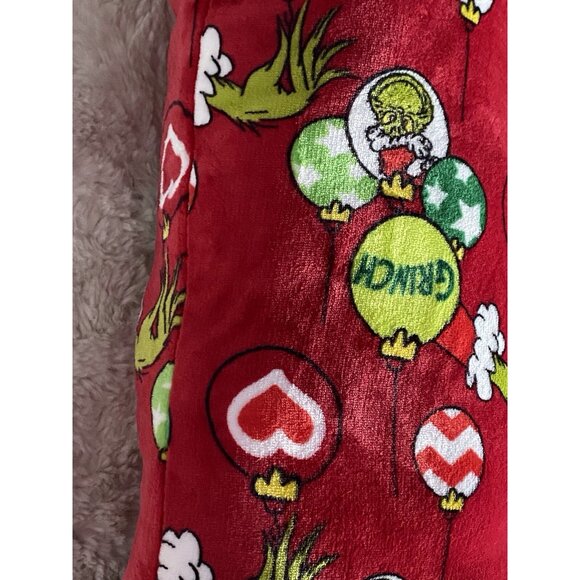 Dr. Seuss The Grinch Dog Pet BED Super Soft Christmas Ornament 39” X 26” Red NEW - Picture 10 of 14